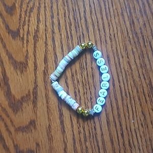 Taylor Swift Fearless Clay Bead Bracelet